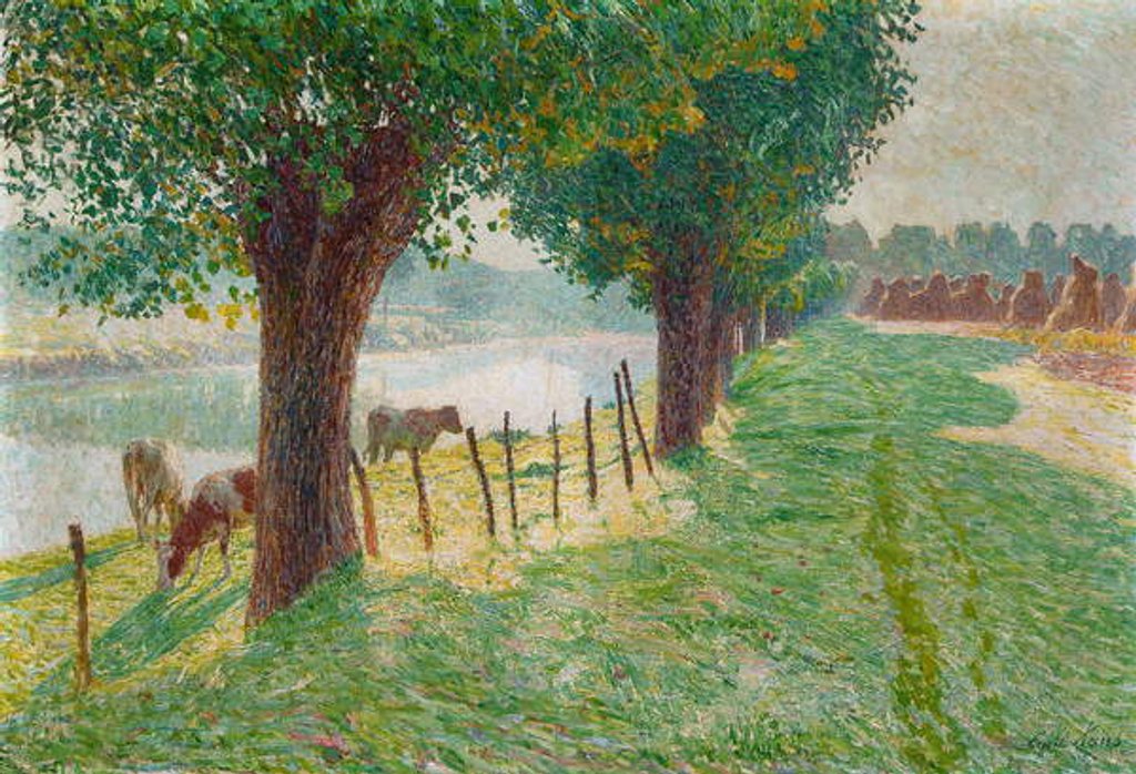 Detail of End of August, 1909 by Emile Claus