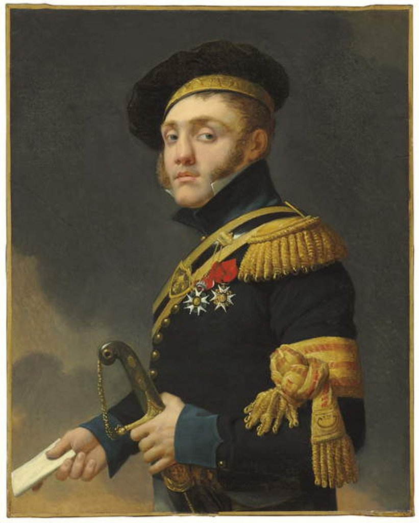 Detail of Portrait of the artist's son, Antoine-Louis Regnault by Jean-Baptiste Regnault