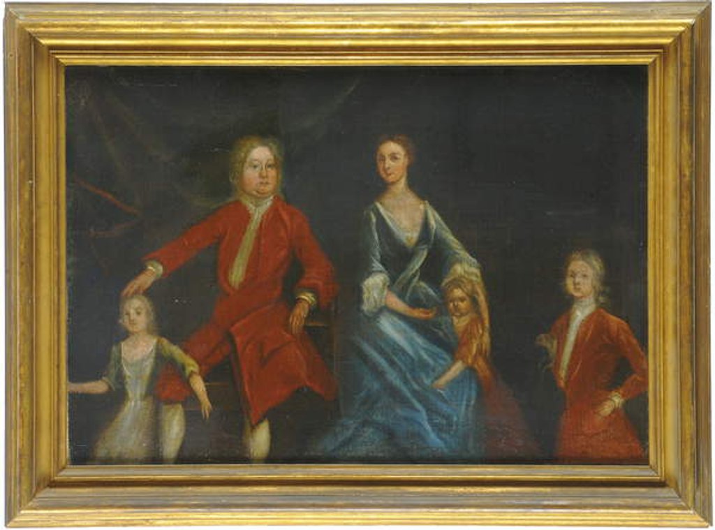Detail of Group portrait of the Arundell family of Wardour by English School