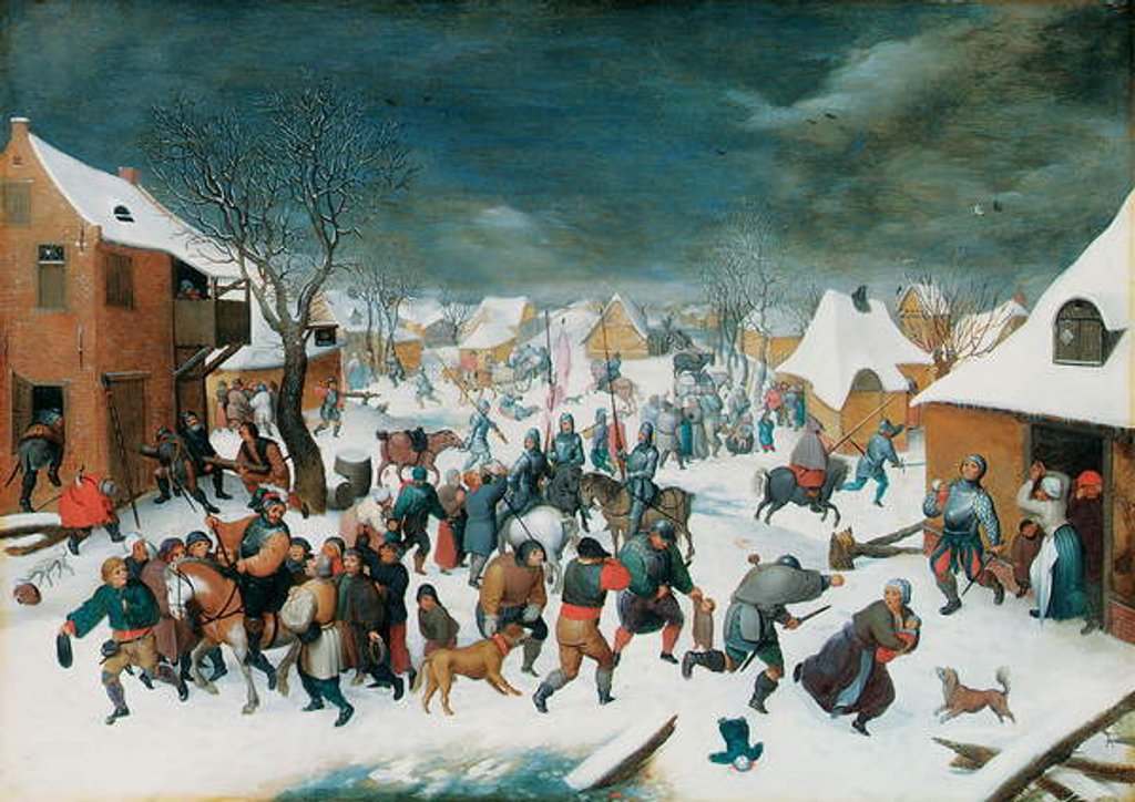 Detail of The Massacre of the Innocents, 1605 by Pieter the Younger Brueghel