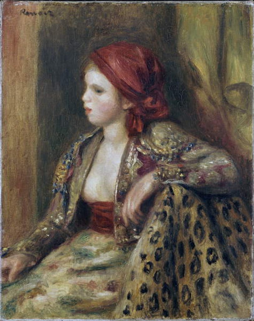 Detail of Odalisque, c.1895 by Pierre Auguste Renoir