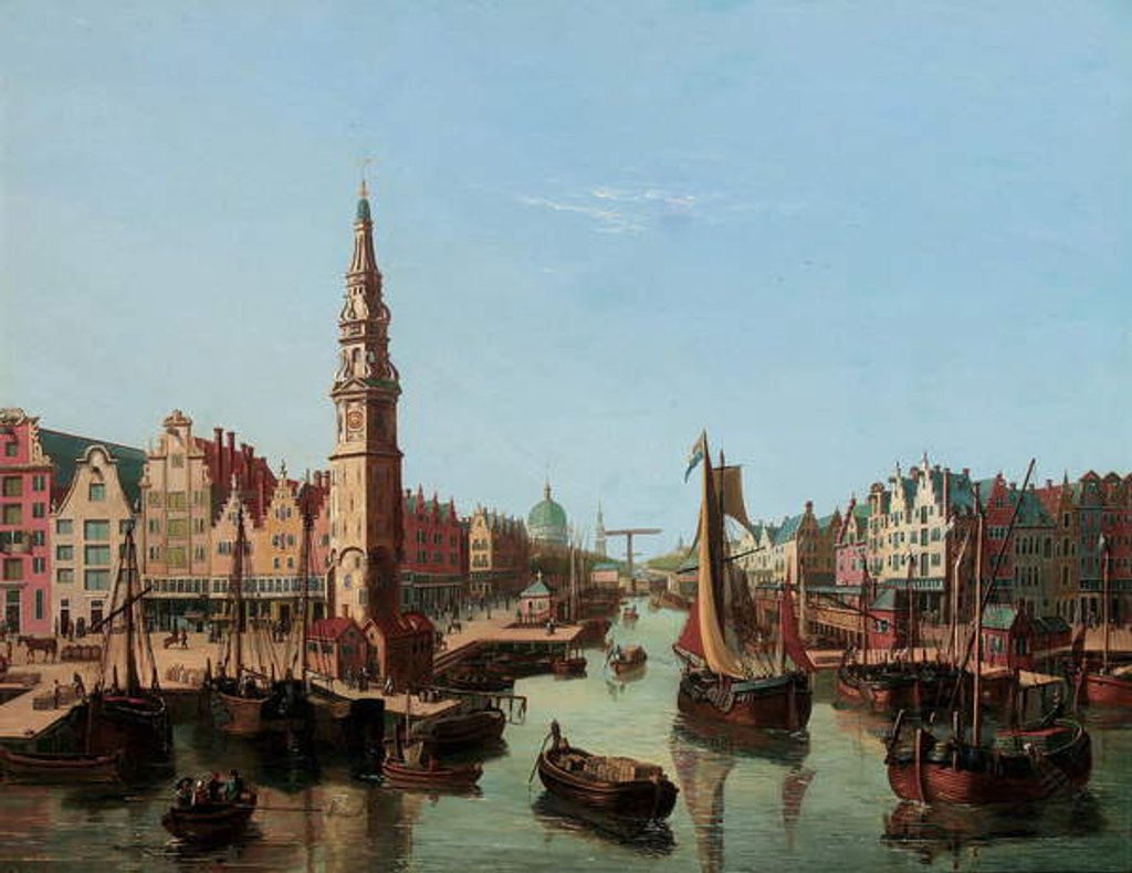 Detail of Amsterdam, Holland by Joseph F. Ellis
