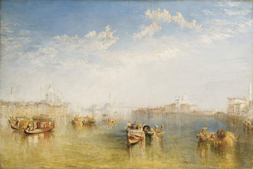 Detail of Giudecca, La Donna della Salute and San Giorgio by Joseph Mallord William Turner