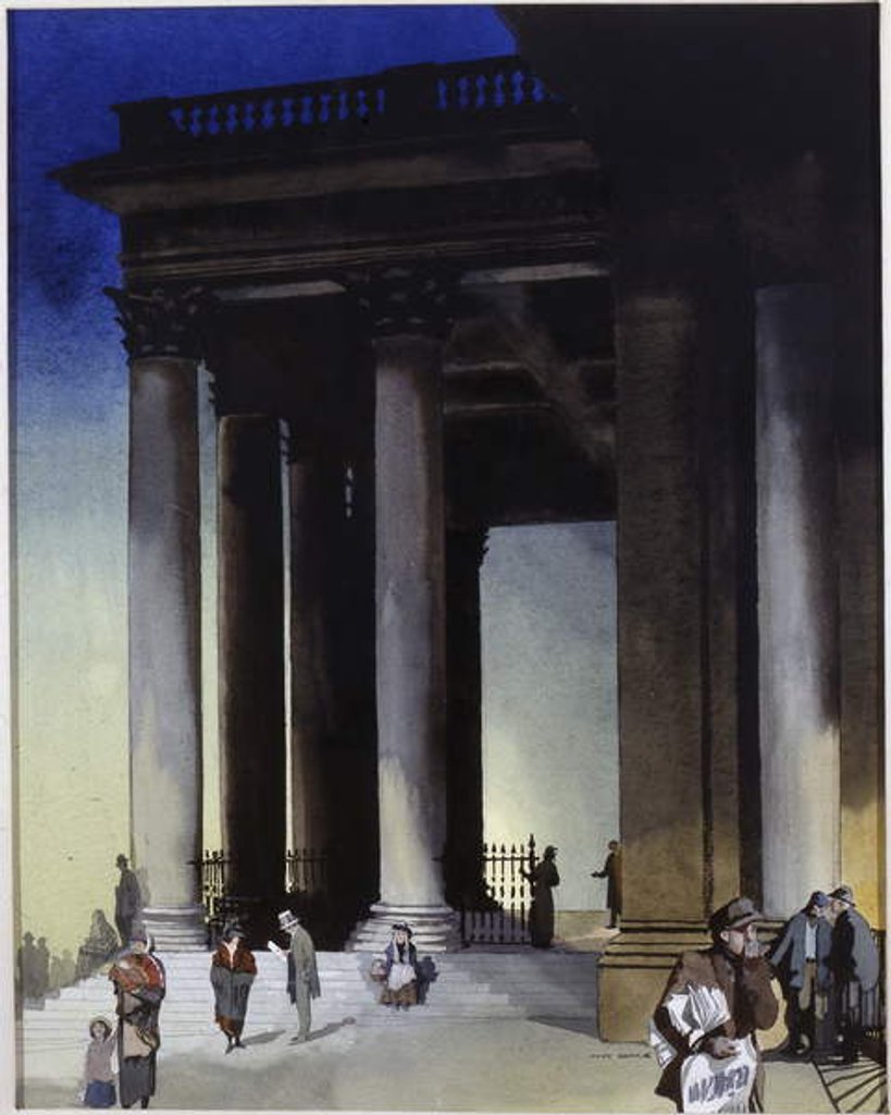 Detail of St. Martin in the Fields by William Blamire Young