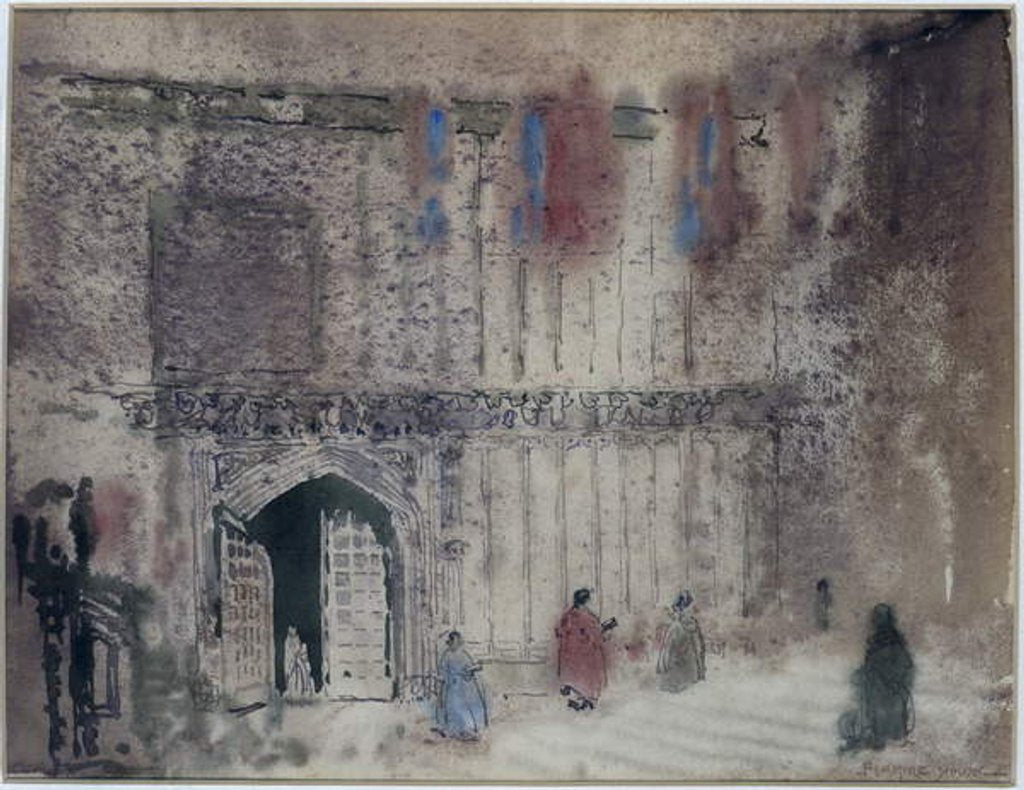 Detail of The Red Robe by William Blamire Young