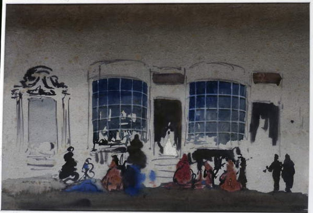 Detail of The Arrival by William Blamire Young