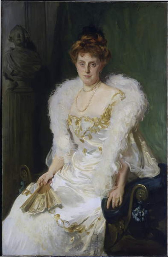 Detail of Portrait of Mrs. Charles Beatty Alexander, 1902 by John Singer Sargent
