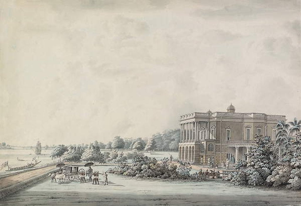 Detail of Lady Teignmouth's garden house on the banks of the Hooghly, Calcutta, after 1797 by Hubert Cornish