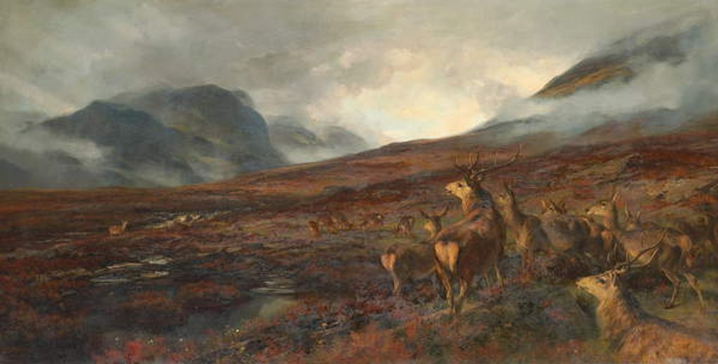 Detail of The Approach of Bealloch-na-Ba, Applecross by Henry William Banks Davis