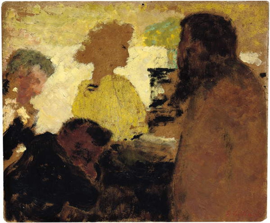 Detail of At the Piano, c.1896 by Edouard Vuillard