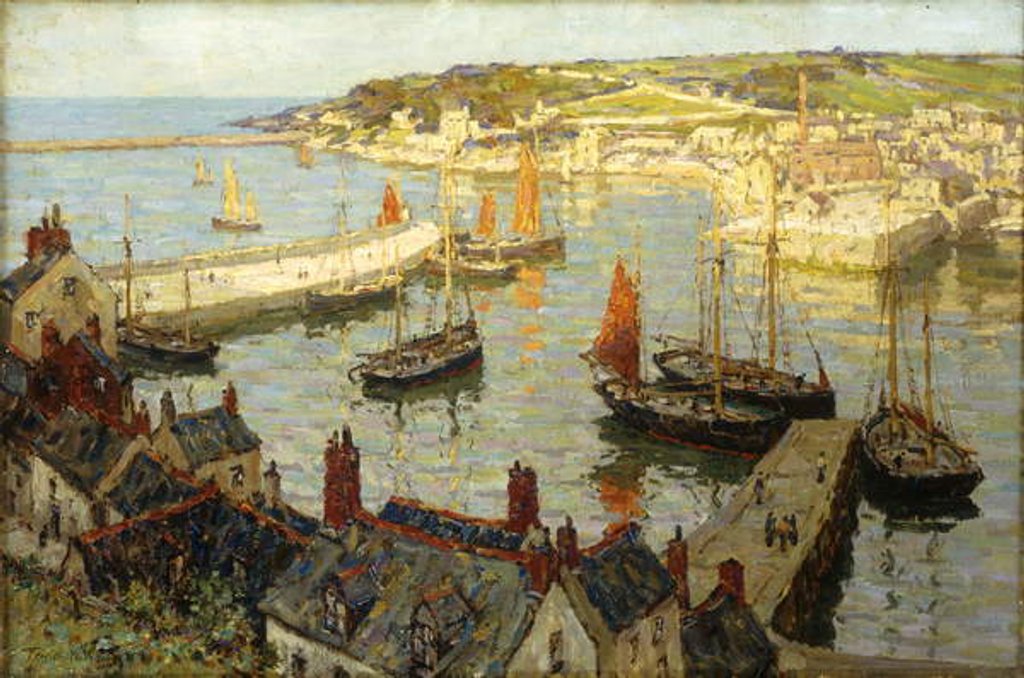 Detail of Brixham Harbour by Terrick Williams