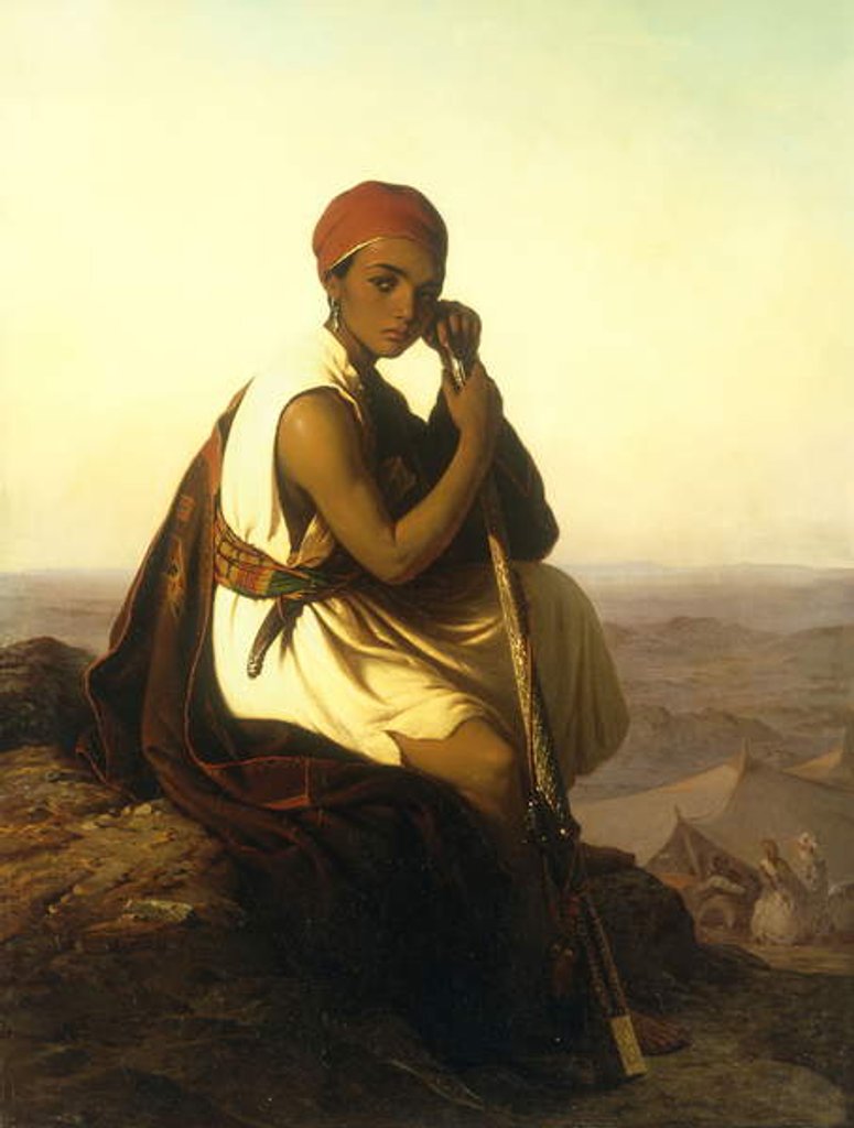 Detail of The Bedouin Boy, 1851 by German School
