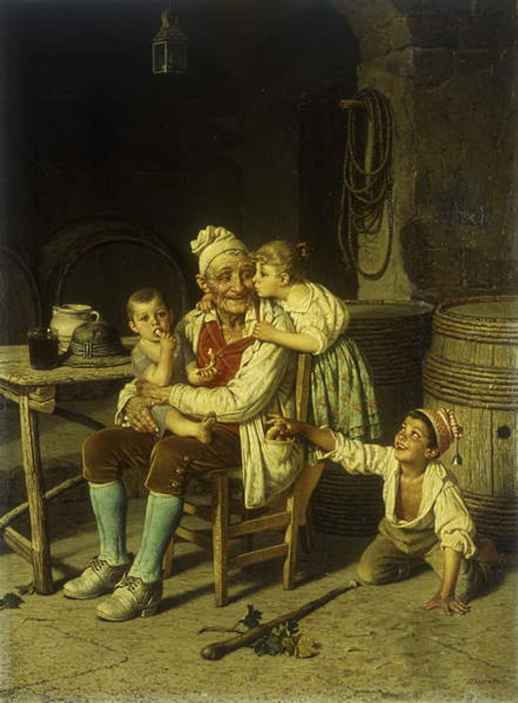 Detail of Grandfather's Favourites by Federico Mazzotta