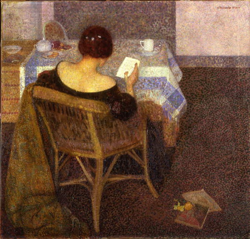 Detail of At the Coffee Table by Carl Schmitz-Pleis