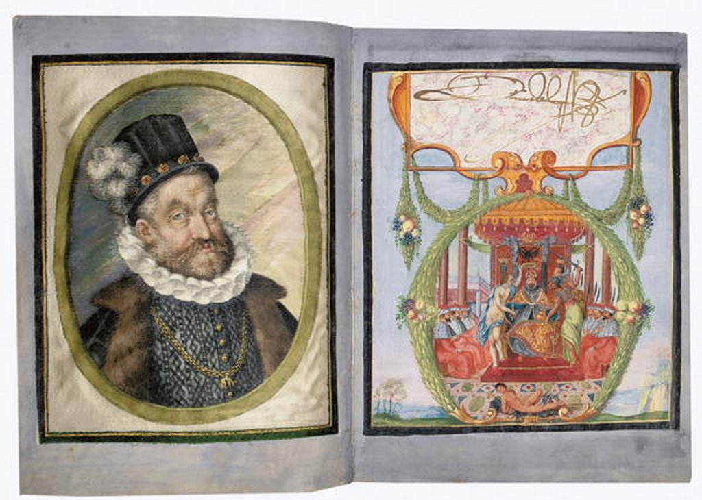 Detail of Pages from the Album Amicorum of Philipp Hainhofer, 1596-1633 by School European