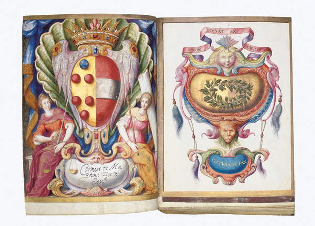 Detail of Pages from the Album Amicorum of Philipp Hainhofer, 1596-1633 by School European