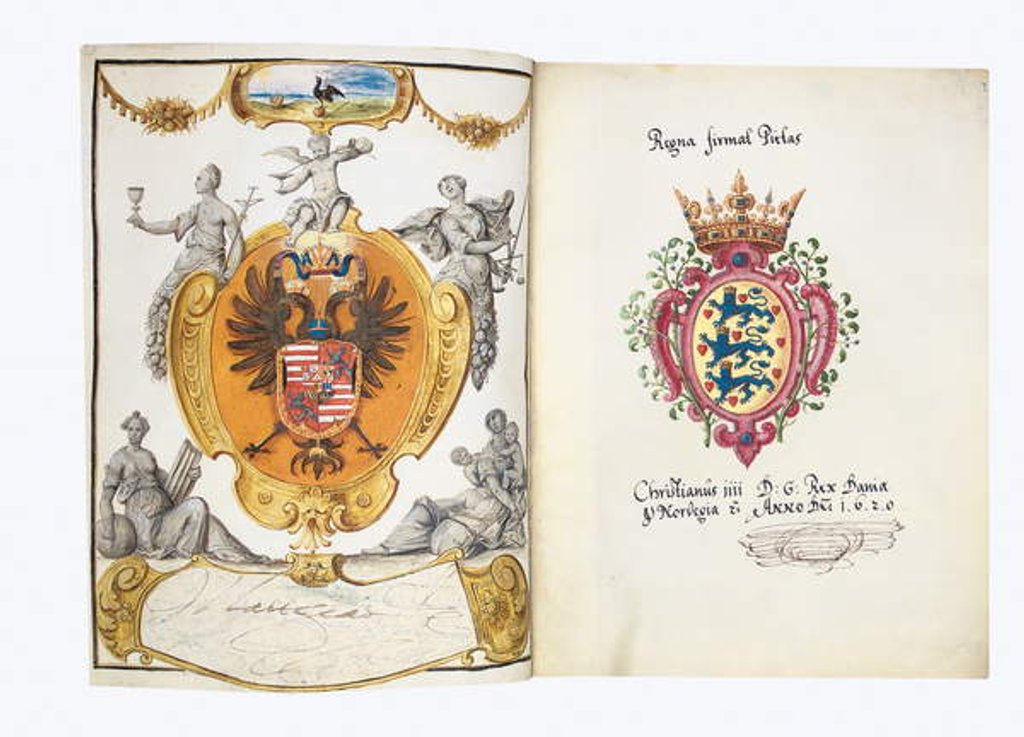 Detail of Pages from the Album Amicorum of Philipp Hainhofer, 1596-1633 by School European