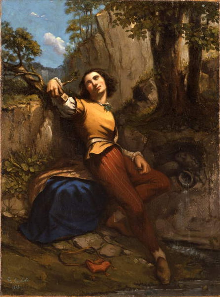 Detail of The Sculptor, 1845 by Gustave Courbet