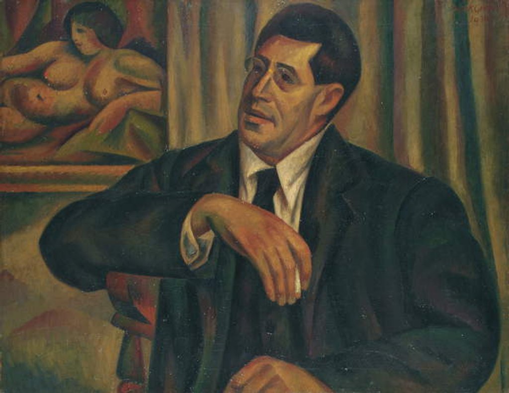 Detail of Portrait of Kotelianski, 1930 by Mark Gertler