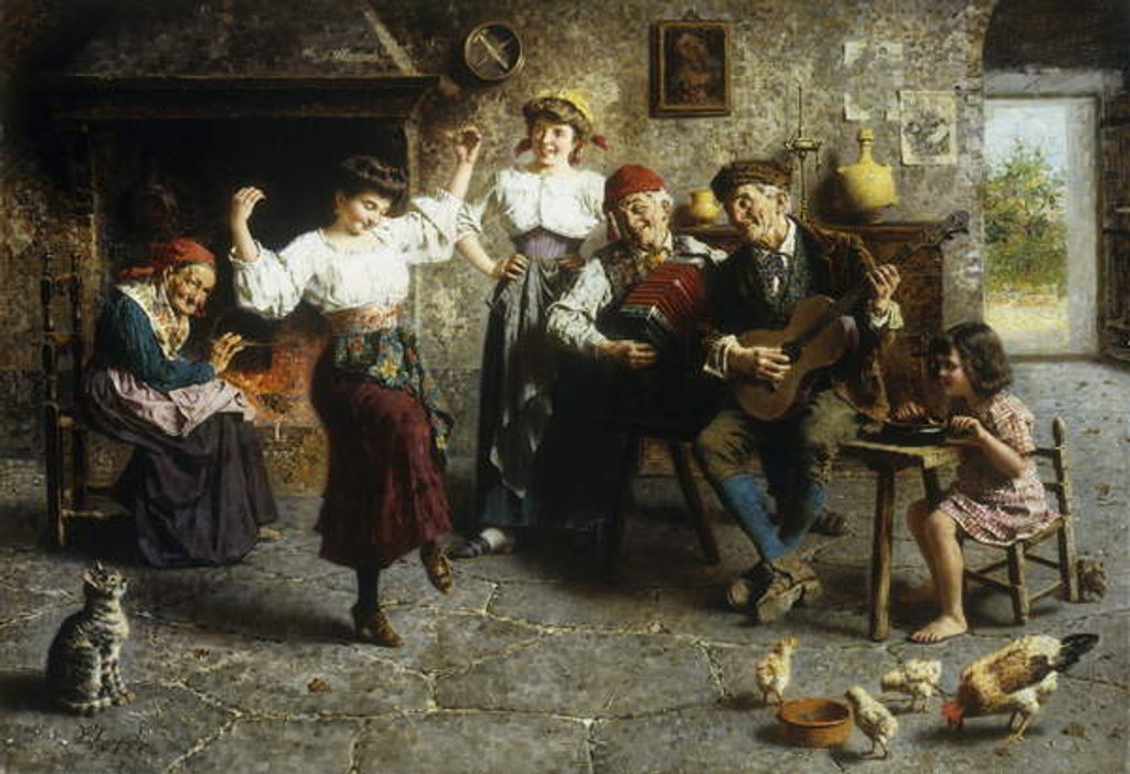 Detail of A Fine Step by Eugenio Zampighi