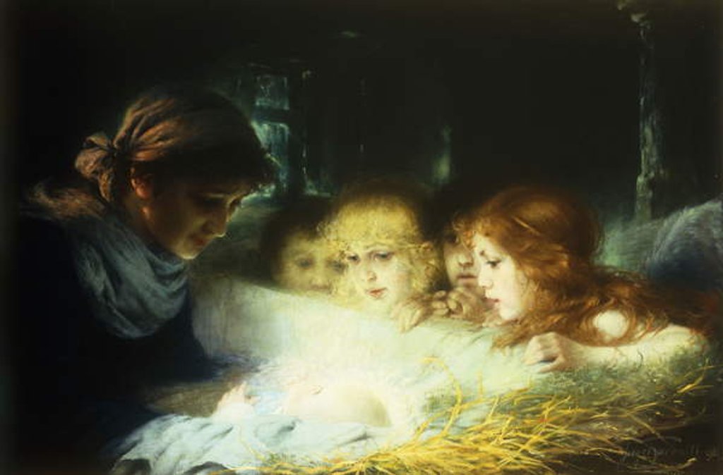 Detail of In the Manger, 1896 by Hugo Havenith
