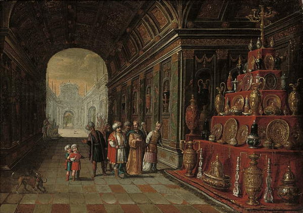 Detail of The Temple of Solomon by Juan de la Corte