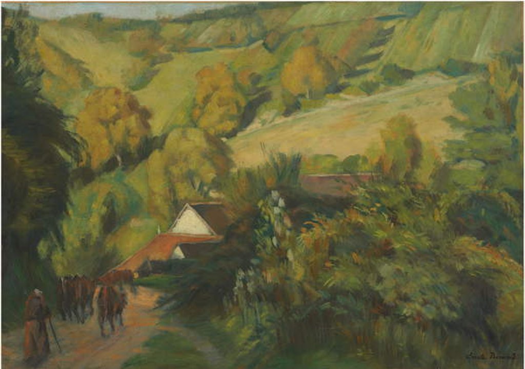 Detail of The Descent to Molosmes, 1907 by Emile Bernard