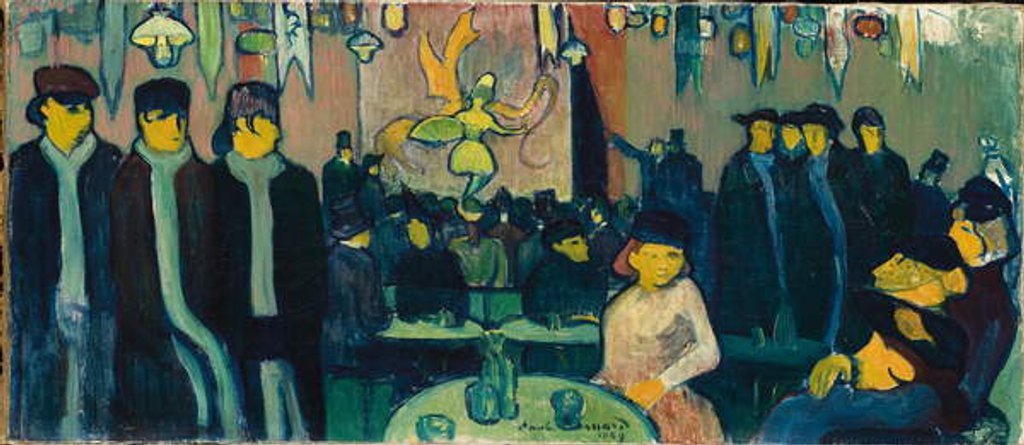 Detail of The Tabarin, or Cabaret in Paris, 1888-89 by Emile Bernard
