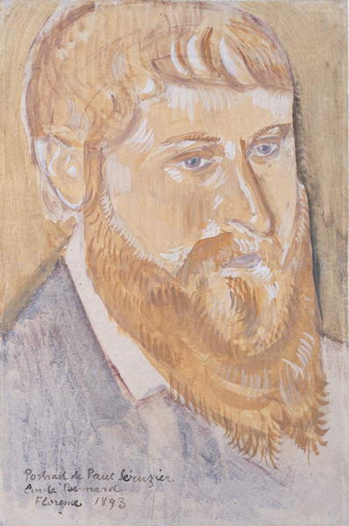 Detail of Portrait of Paul Serusier, 1893 by Emile Bernard