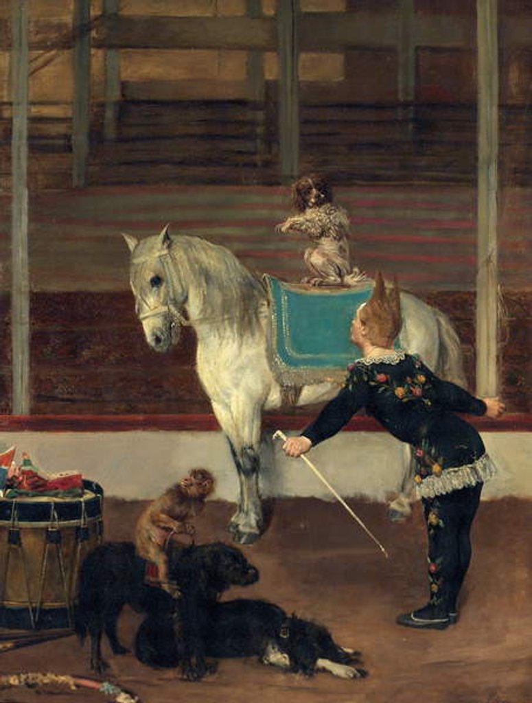 Detail of The Circus Performers, 1875 by Maurice Blum