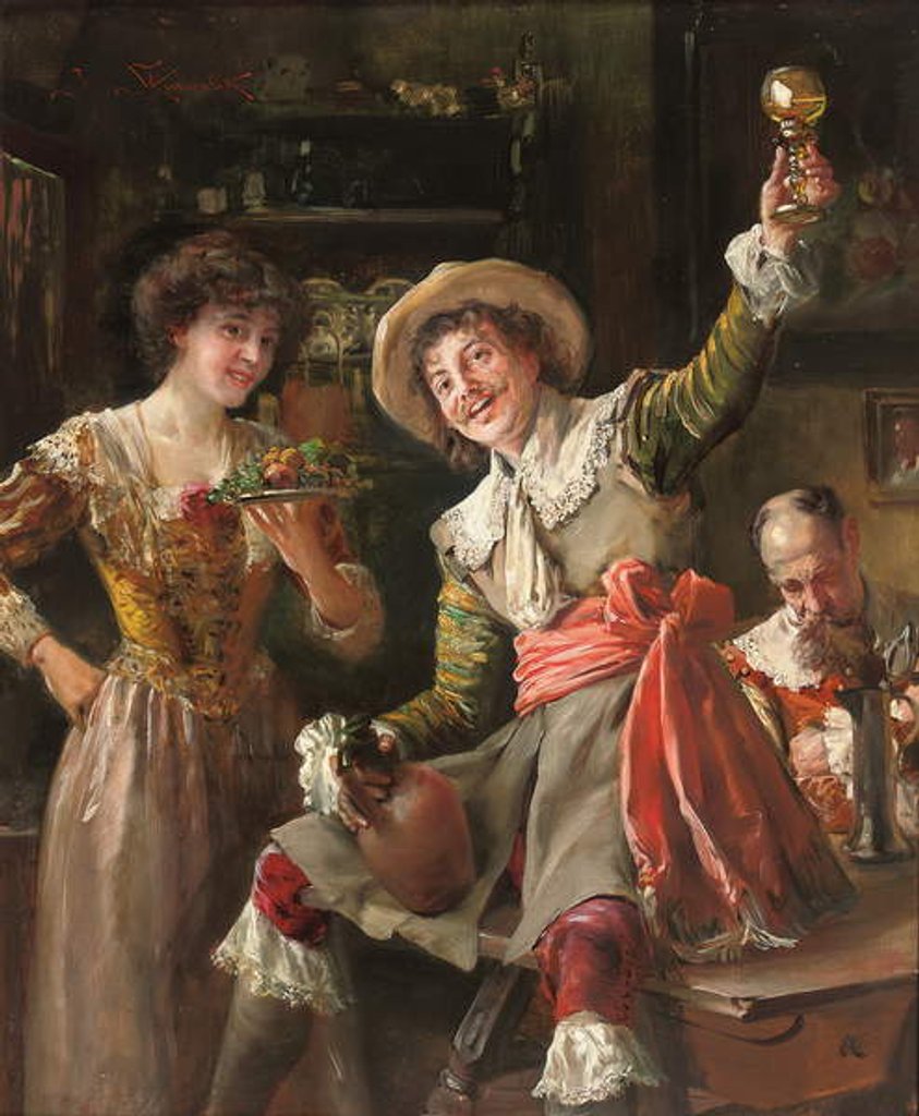 Detail of The Toast by Jan Skramlik