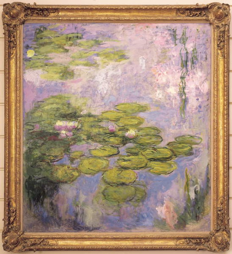 Detail of Nymphéas, 1916-19 by Claude Monet