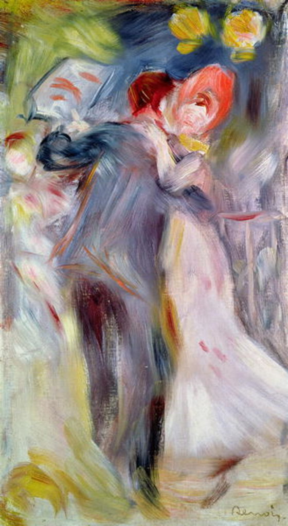 Detail of The Dance in the Country, c.1882-3 by Pierre Auguste Renoir