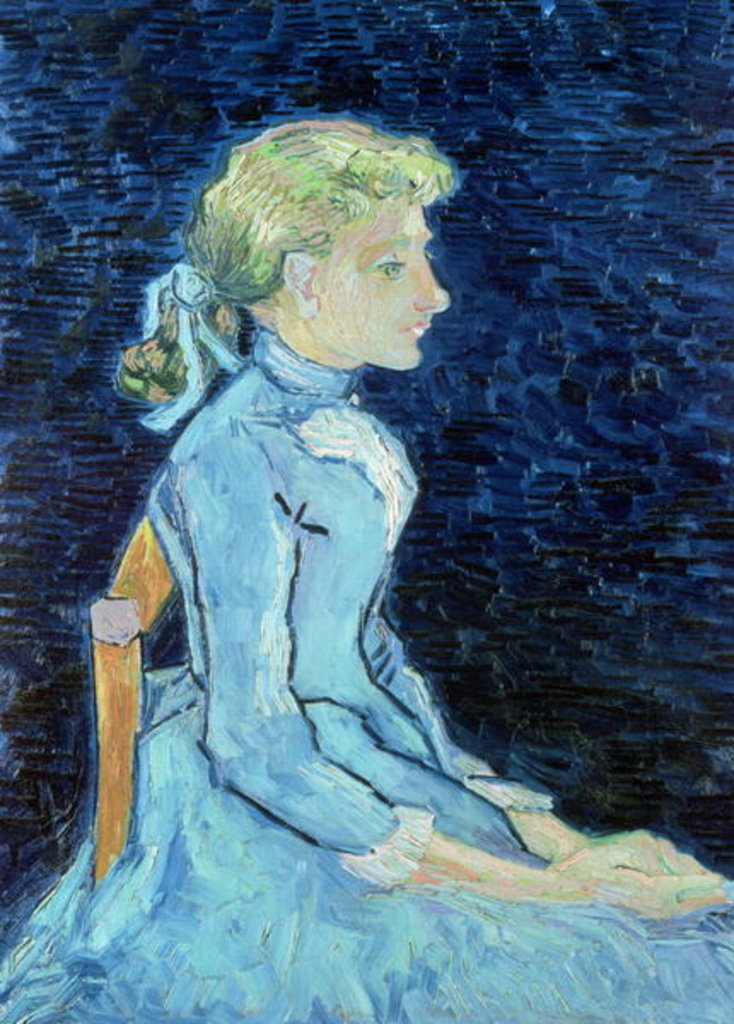 Detail of Adeline Ravoux, 1890 by Vincent van Gogh