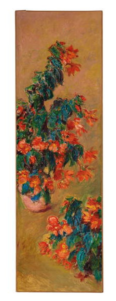 Detail of Azalées rouges en pot, 1883 by Claude Monet