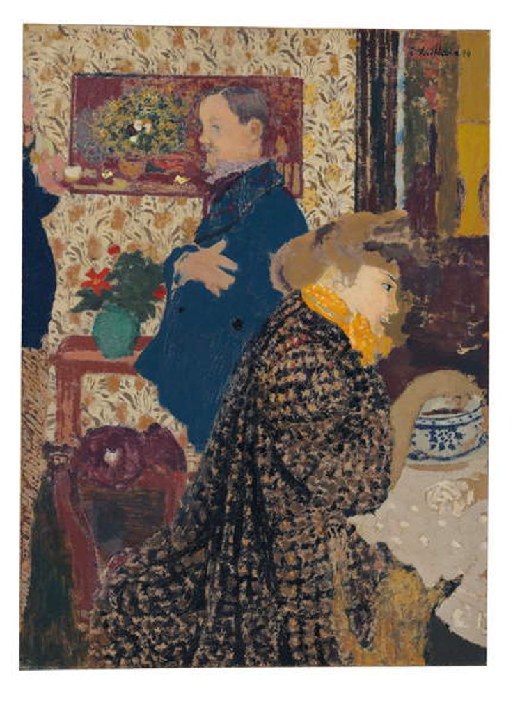 Detail of Misia et Vallotton à Villeneuve, 1899 by Edouard Vuillard