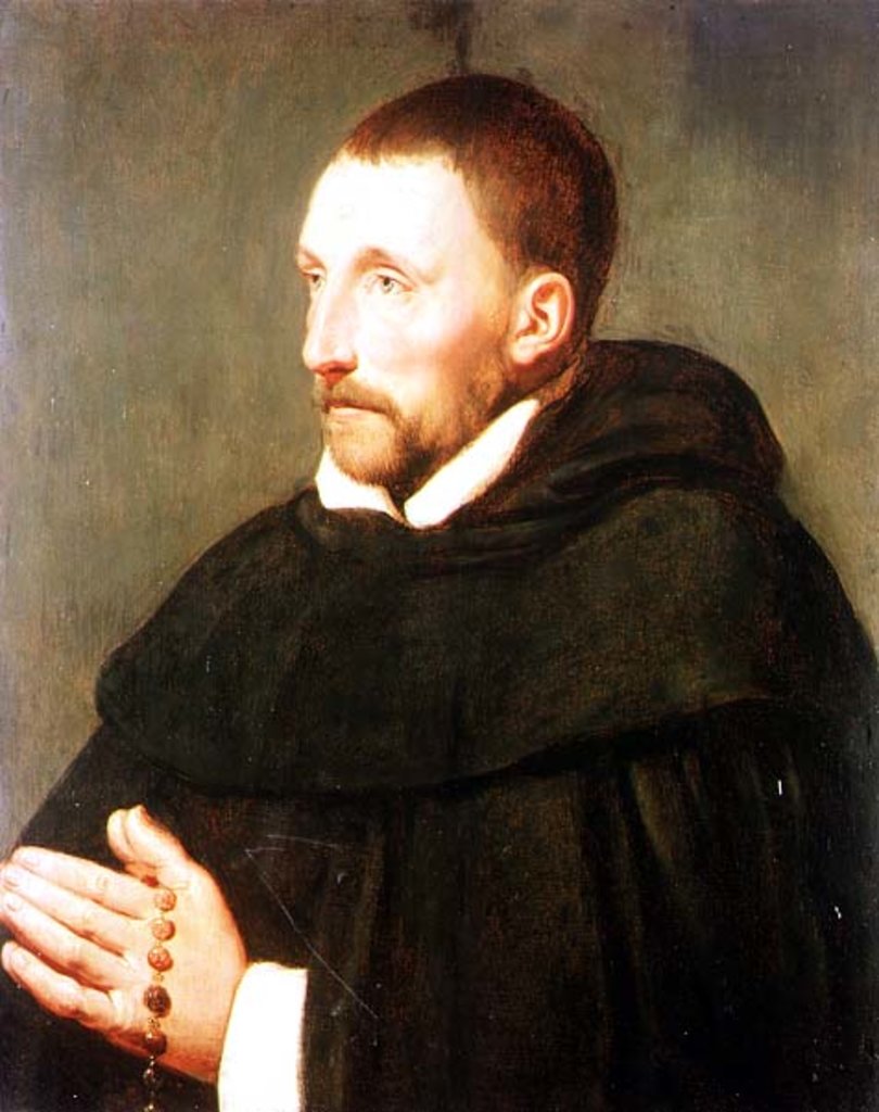 Detail of Portrait of a Dominican, thought to be Padre de Buzzara by Peter Paul Rubens