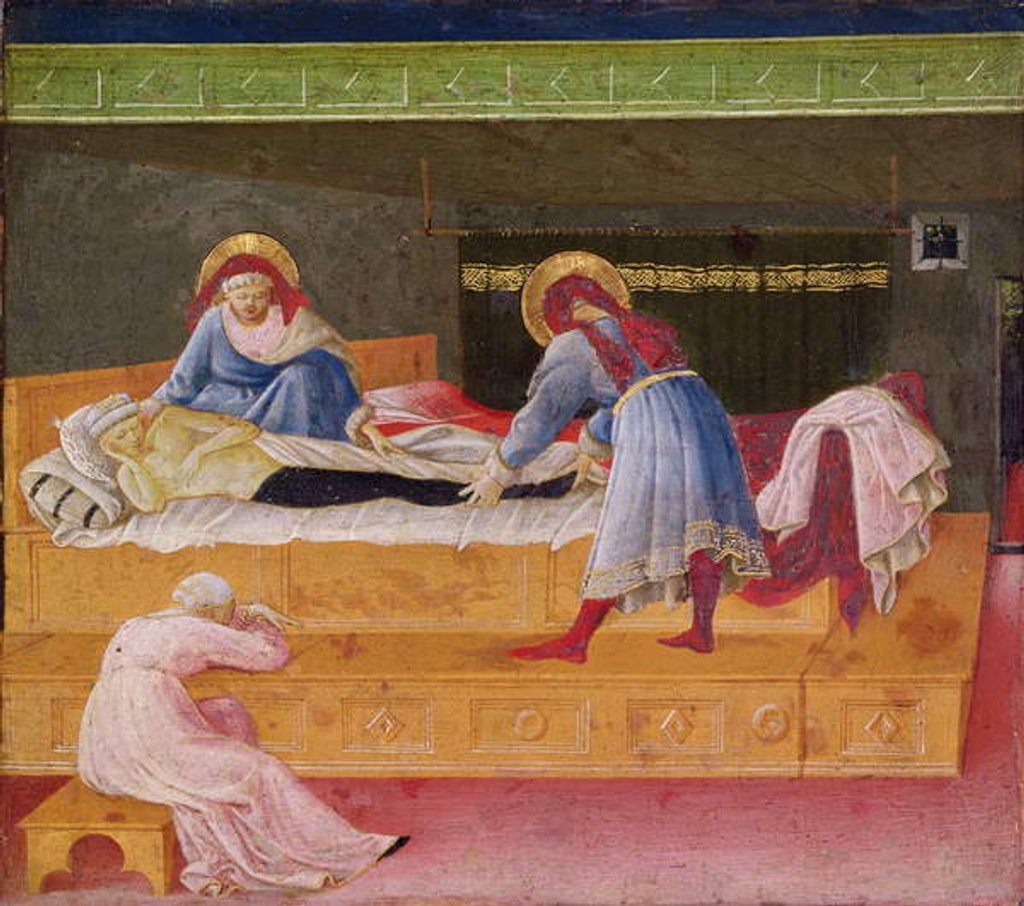Detail of Saints Cosmas and Damian Healing Justin, 1445 by Fra & Strozzi Zanobi di Benedetto Angelico