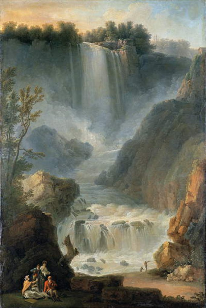 Detail of The Marmore waterfall, Terni by Michael Wutky
