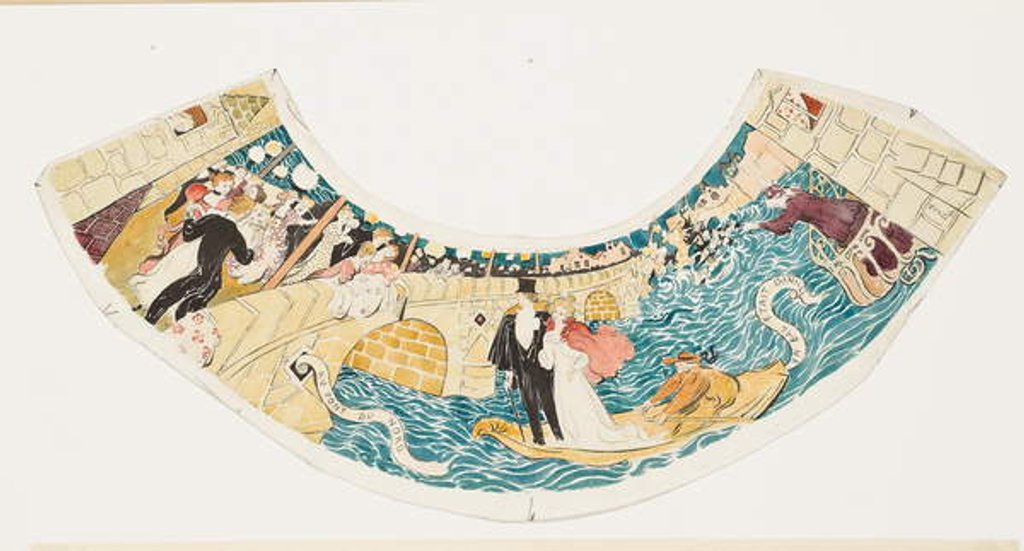 Detail of At the North Bridge, a ball was held, 1894 by Maurice Denis