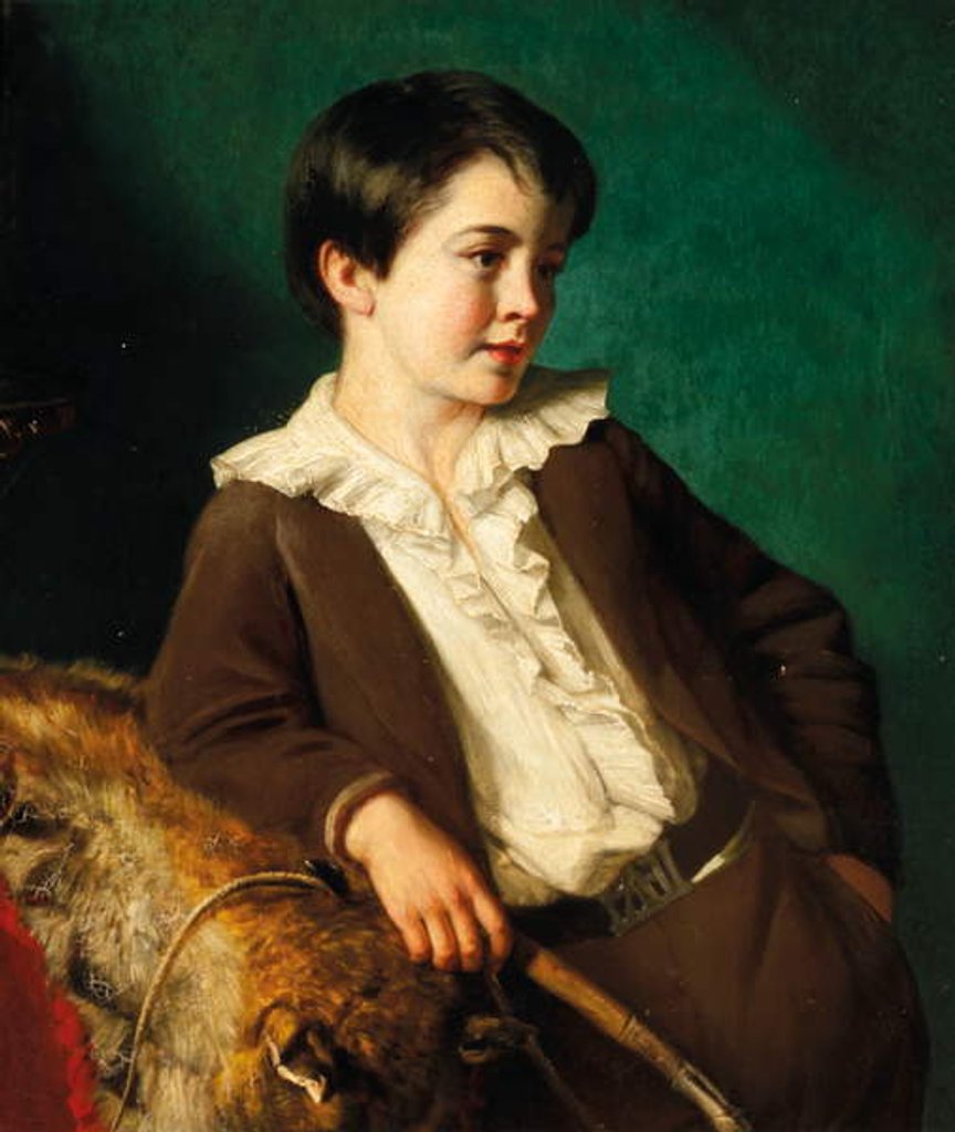 Detail of Portrait of Master John Lethbridge of Tregeare Manor by Eden Upton Eddis