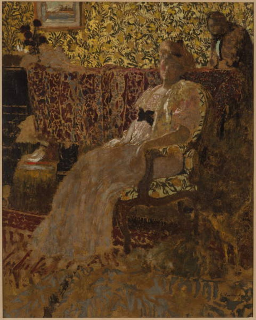 Detail of The woman in the chair, 1896 by Edouard Vuillard