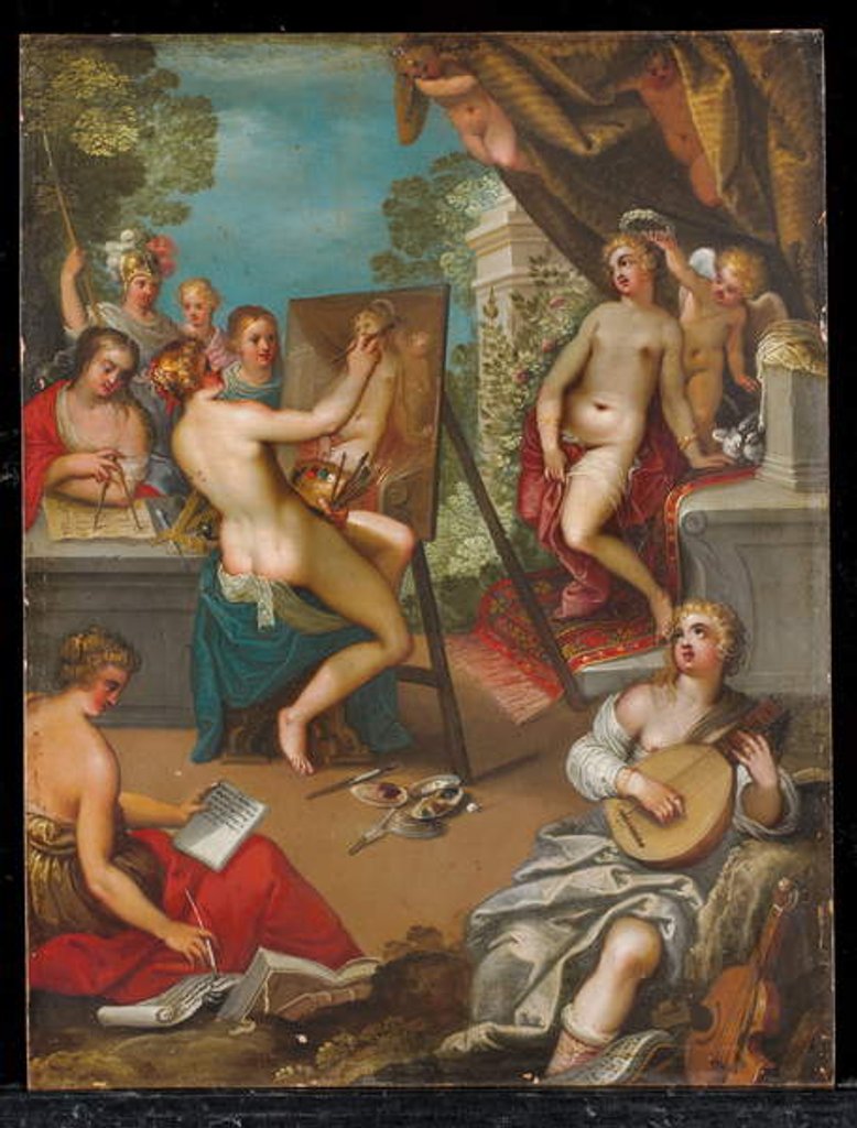 Detail of Allegory of the Arts by Hans Rottenhammer