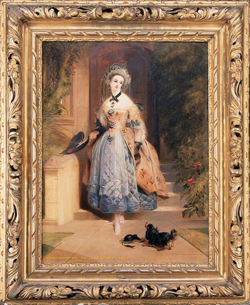 Detail of Portrait of Louisa Jane, 1832 by Daniel Maclise