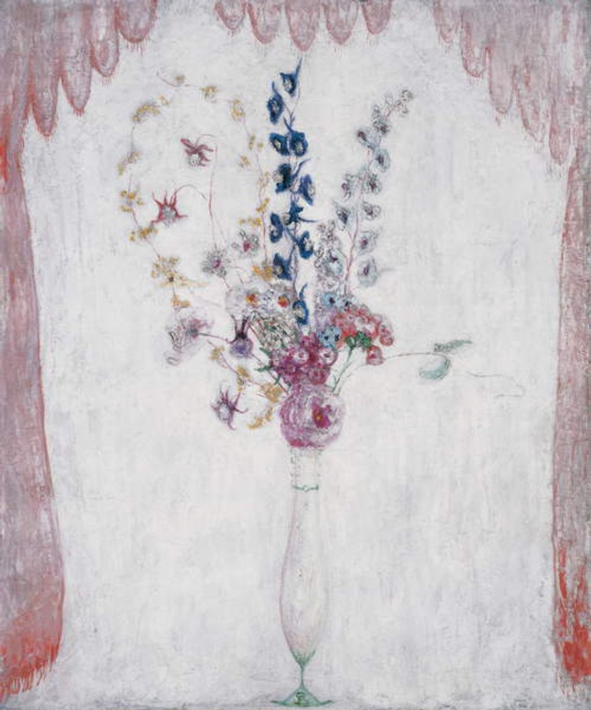 Detail of Delphinums and Columbine, c.1923 by Florine Stettheimer