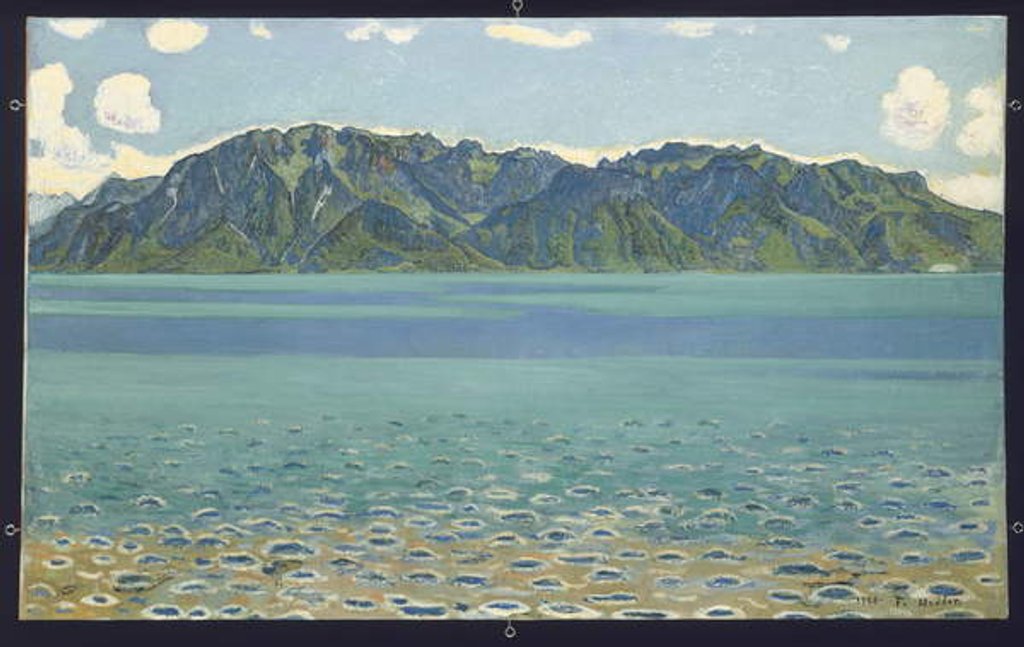 Detail of Grammont, 1905 by Ferdinand Hodler