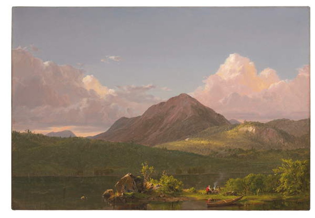 Detail of Mount Newport on Mount Desert Island, c.1851-53 by Frederic Edwin Church
