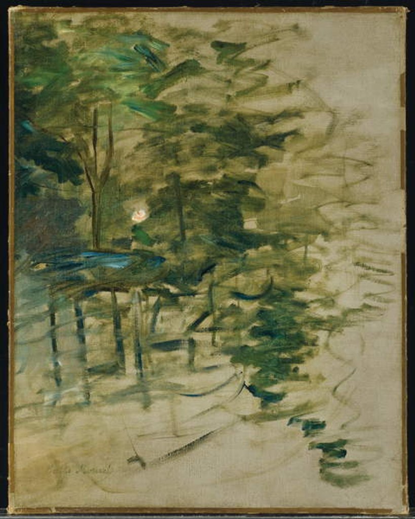 Detail of Garden, 1883 by Berthe Morisot