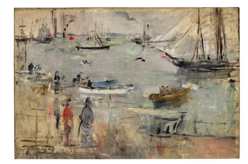 Detail of Marine en Angleterre, 1875 by Berthe Morisot