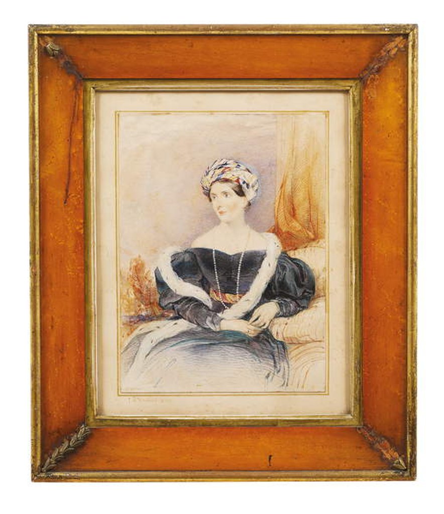 Detail of Portrait of Lady Priscilla Wellesley-Pole, Countess of Westmorland, 1835 by John Rogers Herbert